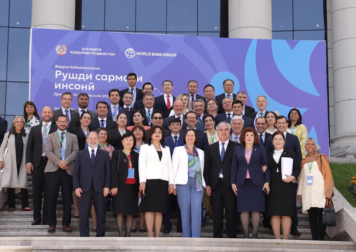 Tajikistan Human Capital Conference Participants May 2024