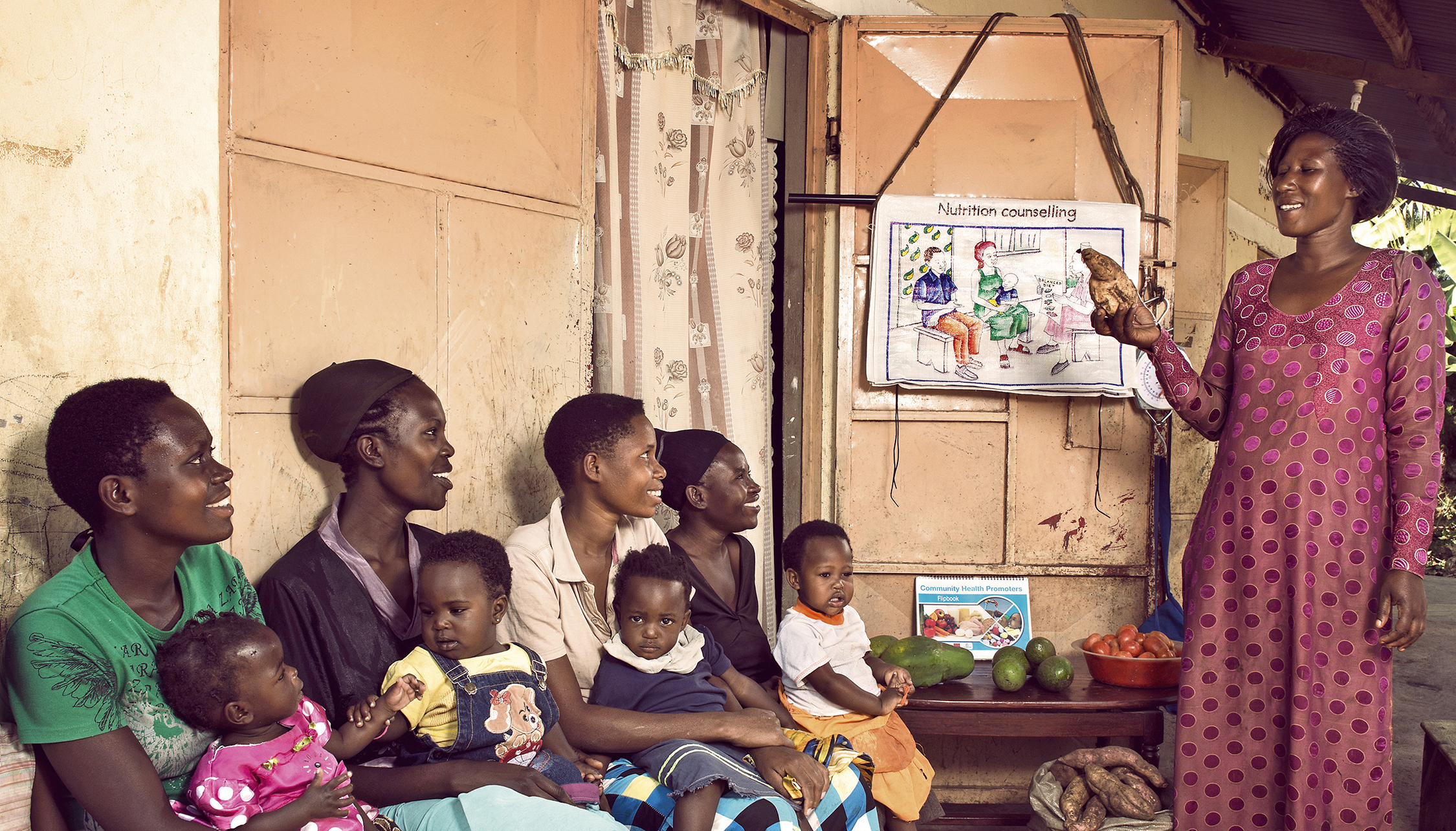 Uganda mothers and children nutrition counseling 