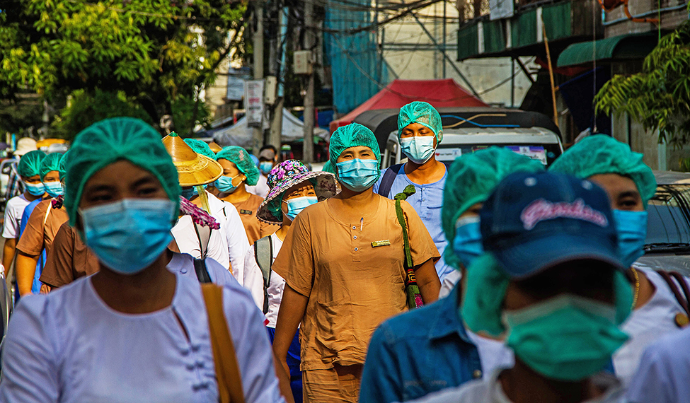 Myanmar Covid-19. Photo: Mar Naw / World Bank