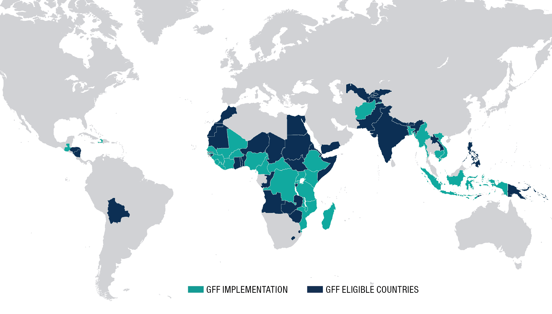 GFF partner countries map