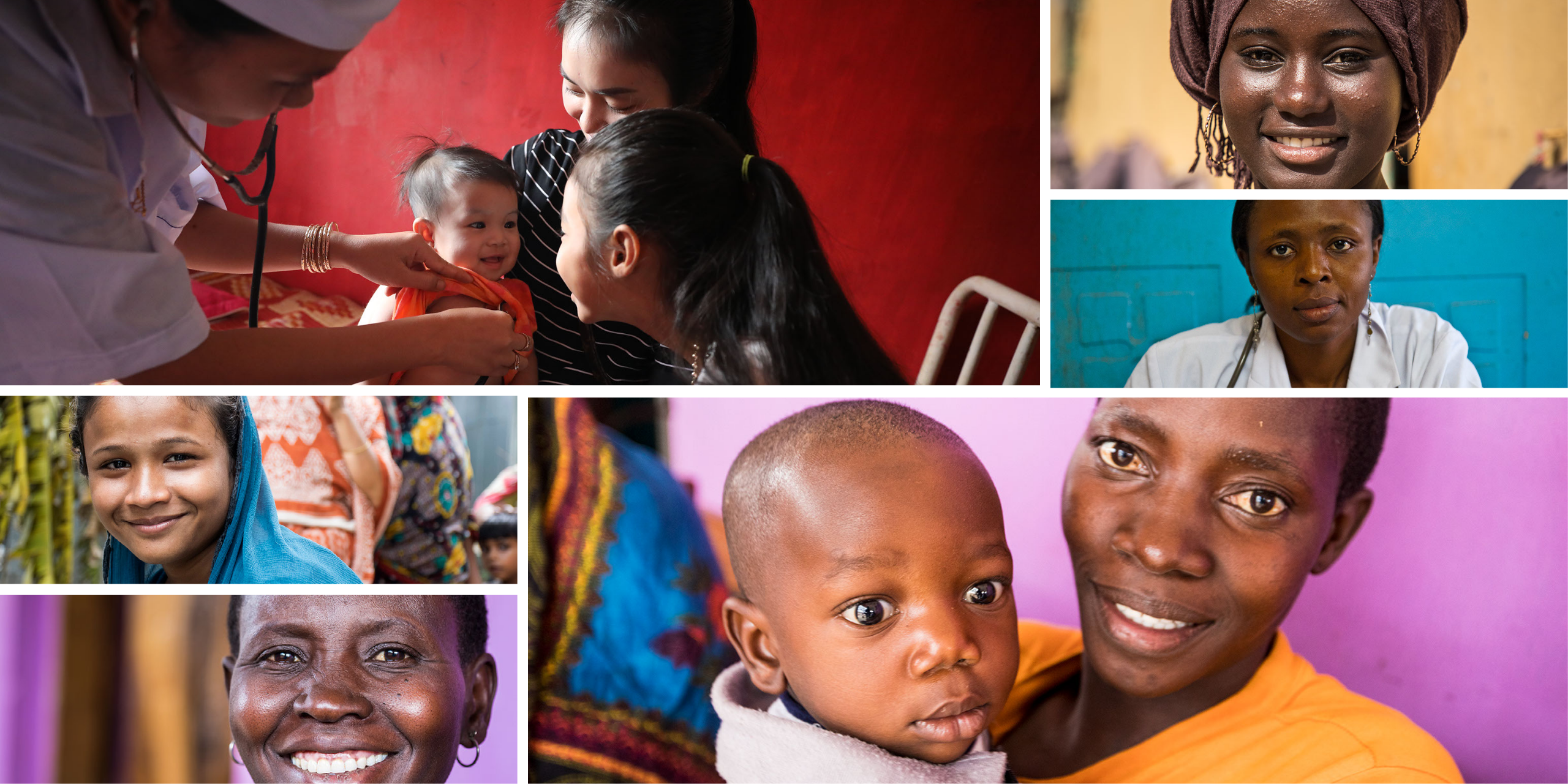 Women, children, adolescents and health workers in GFF partner countries