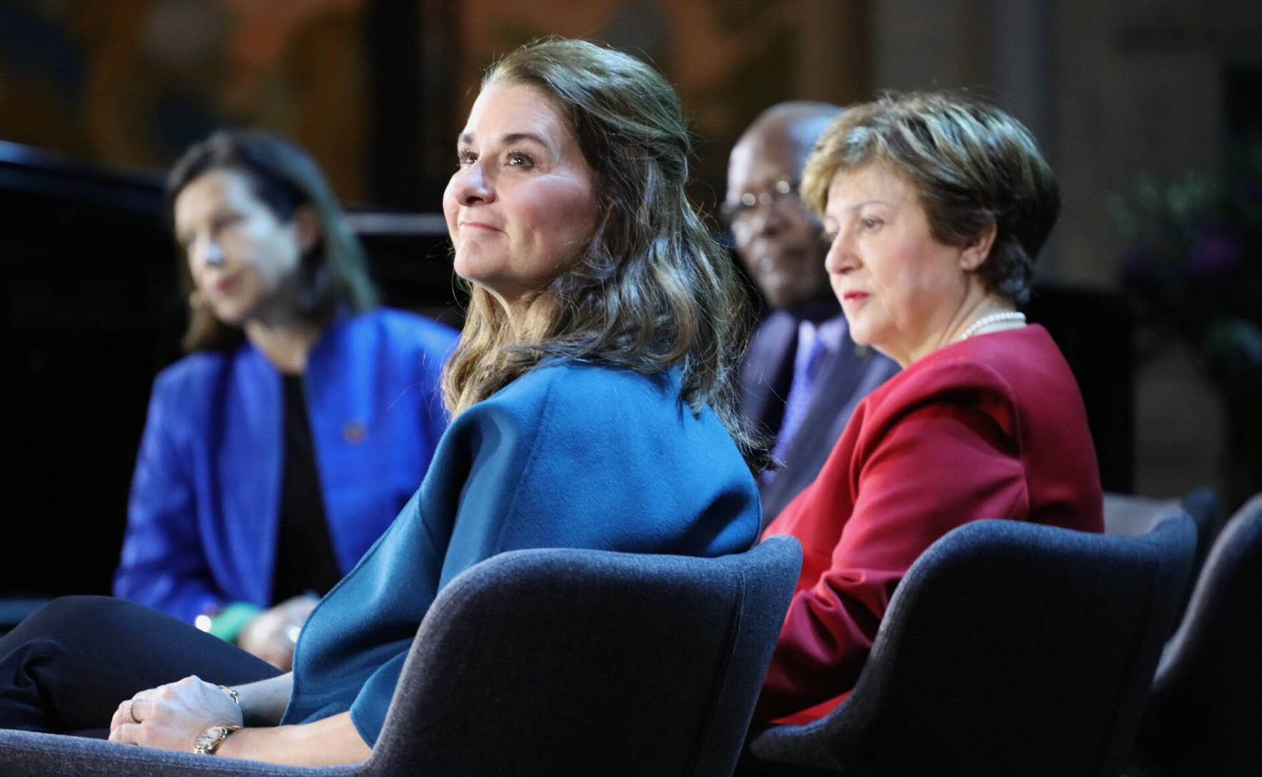 Melinda gates at GFF replenishment event CREDIT: DOMINIC CHAVEZ/GFF