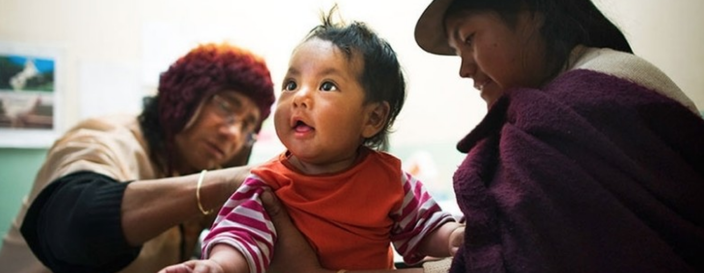 baby in doctor's office