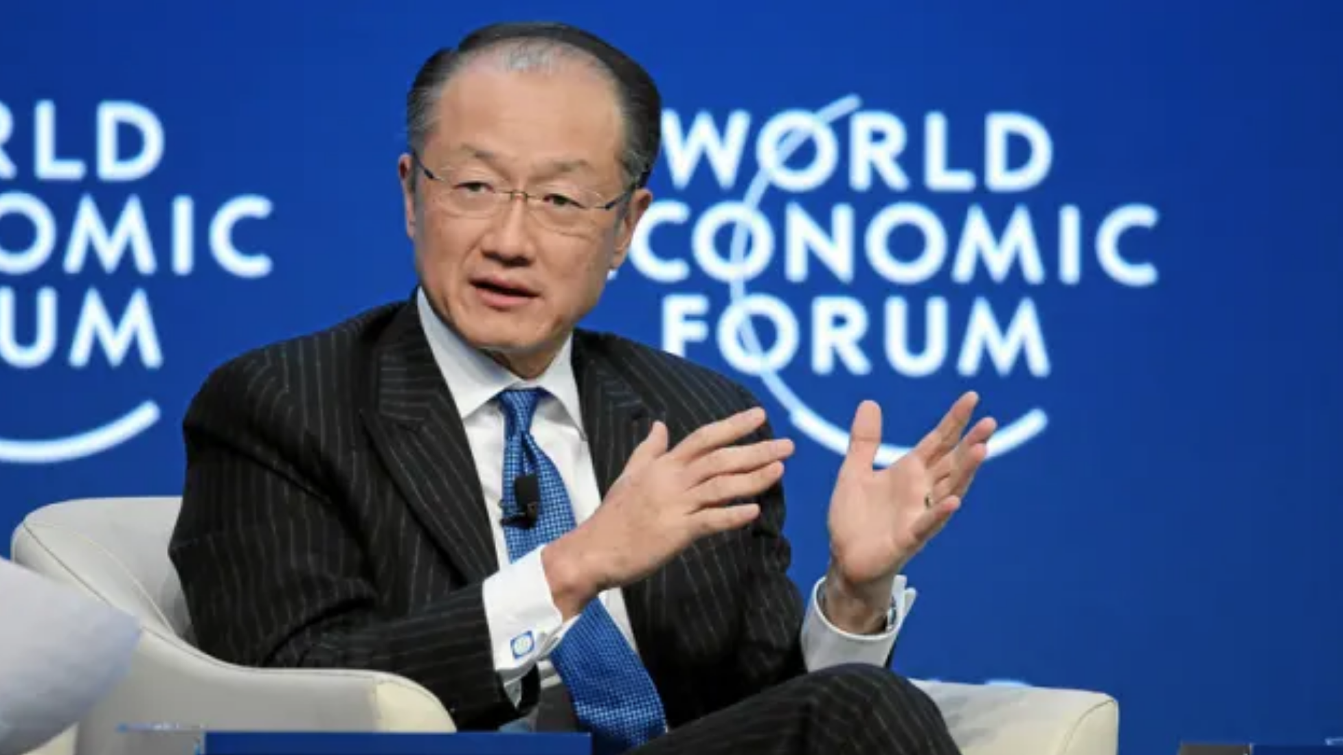 Jim Kim, as World Bank Group President, speaking at the World Economic Forum in Davos - From Devex article