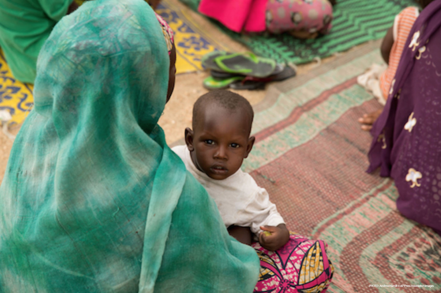 A Cameroonian baby and her mother: Andrew Harnik © AP/Press Association Images