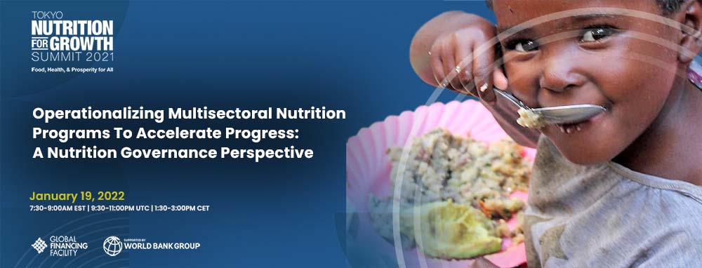 Operationalizing Multisectoral Nutrition Programs to Accelerate Progress: A Nutrition Governance Perspective